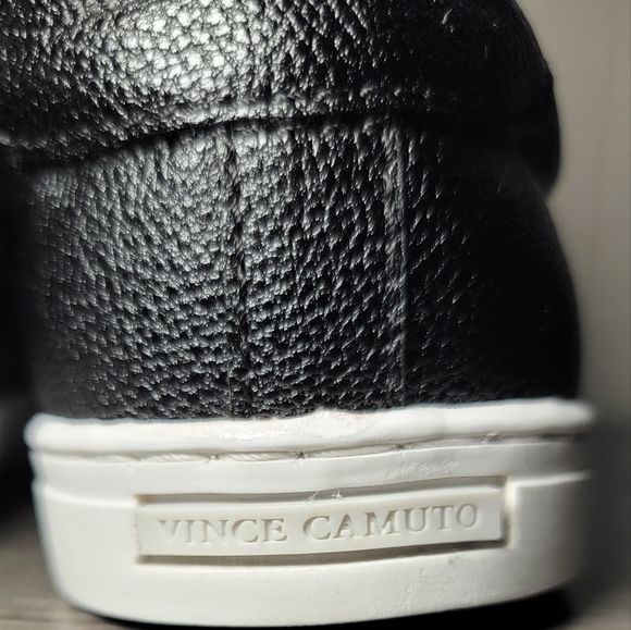 Vince Camuto Grafte Big Boys Kids Teen size 7 Black Laced Sneakers Shoes Casual - Picture 11 of 12